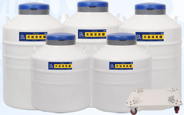大口徑液氮生物容器都帶花盤么？